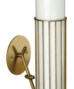 Jamie Young Torino Wall Sconce In Antique Brass