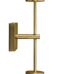 Sconces Jamie Young Vapor Double Sconce In Antique Brass & Aqua Metallic Glass 12 Sconces Jamie Young Vapor Double Sconce In Antique Brass & Aqua Metallic Glass