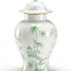 Chelsea House Green Chinoiserie Jar