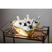 DECOR Abigails Large Brass Bowl Centerpiece