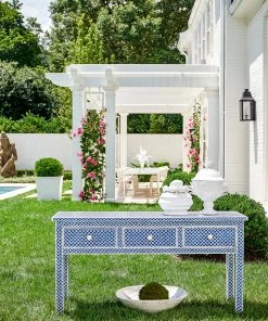 LIVING ROOM Chelsea House New London Console - Blue