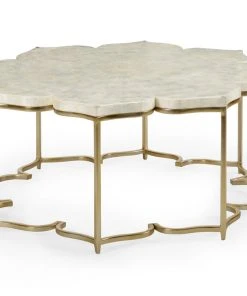 LIVING ROOM Chelsea House Lotus Flower Cocktail Table