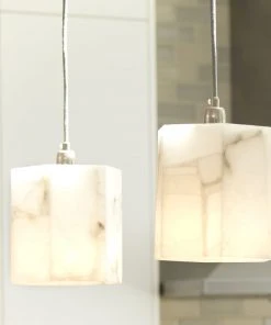 Jamie Young Borealis Hexagon Pendant In Alabaster All Lighting 11 Jamie Young Borealis Hexagon Pendant In Alabaster All Lighting