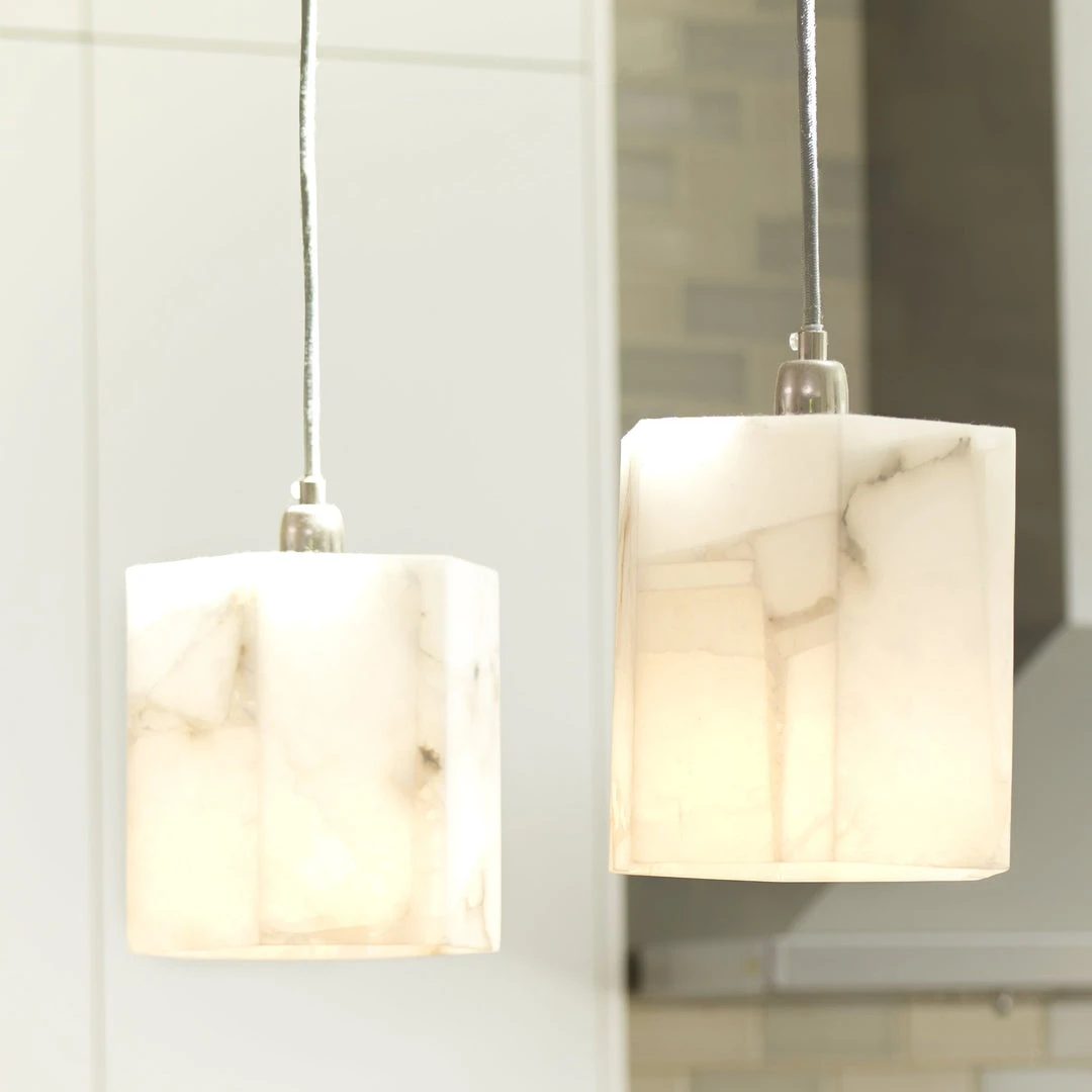 Jamie Young Borealis Hexagon Pendant In Alabaster All Lighting 6 Jamie Young Borealis Hexagon Pendant In Alabaster All Lighting
