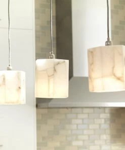 Jamie Young Borealis Hexagon Pendant In Alabaster All Lighting 12 Jamie Young Borealis Hexagon Pendant In Alabaster All Lighting