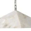 Jamie Young Borealis Pyramid Pendant In Alabaster 1 Jamie Young Borealis Pyramid Pendant In Alabaster
