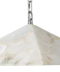 Jamie Young Borealis Pyramid Pendant In Alabaster