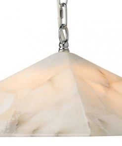 Jamie Young Borealis Pyramid Pendant In Alabaster