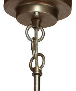 Jamie Young Calypso Three Tier Chandelier In Champagne Metal Leafing With Gold Leaf Trim All Lighting