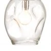 All Lighting Jamie Young Dimpled Glass Pendant, Large In Clear Glass