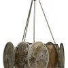 All Lighting Jamie Young Galaxy Chandelier In Champagne Leaf With Antiqued Mirrored Glass