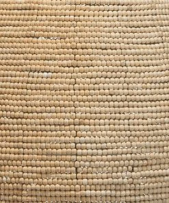 Jamie Young Gulf Steam Pendant In Off White Wood Beads