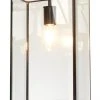 All Lighting Jamie Young Harlem Wide Pendant In Oiled Bronze & Clear Glass