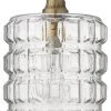 All Lighting Jamie Young Madison Pendant In Clear Glass With Antique Brass Hardware 1 All Lighting Jamie Young Madison Pendant In Clear Glass With Antique Brass Hardware