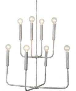 Jamie Young Mercer Chandelier In Grey Plaster 7 Jamie Young Mercer Chandelier In Grey Plaster