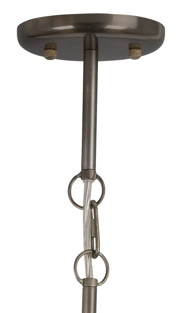 Jamie Young Nara Pendant In Clear Glass W/ Gun Metal Hardware 5 Jamie Young Nara Pendant In Clear Glass W/ Gun Metal Hardware