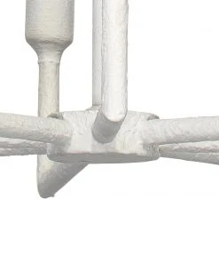 Jamie Young Park Chandelier In White Gesso