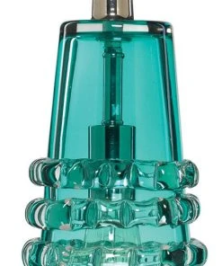 Jamie Young Long Ribbon Pendant In Lake Blue Glass All Lighting