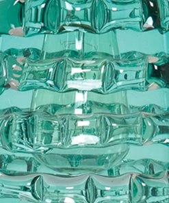 Jamie Young Long Ribbon Pendant In Lake Blue Glass All Lighting