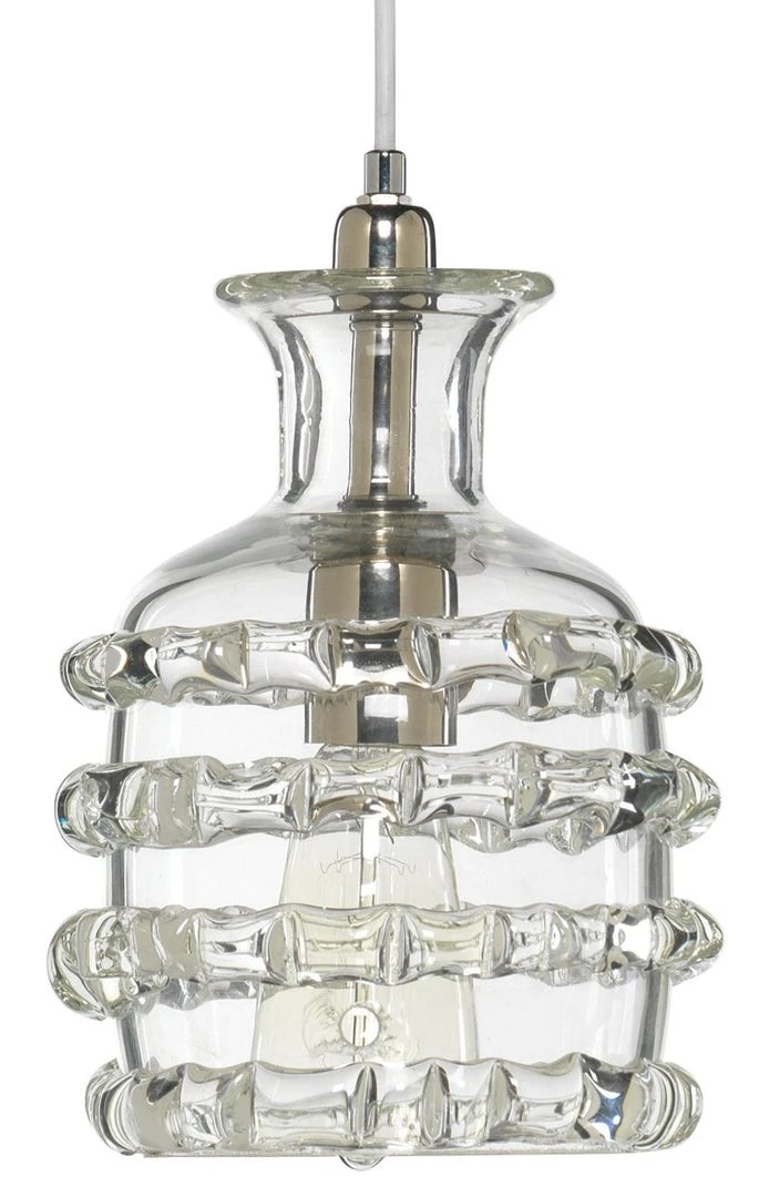 Jamie Young Small Ribbon Pendant In Clear Glass All Lighting 3 Jamie Young Small Ribbon Pendant In Clear Glass All Lighting