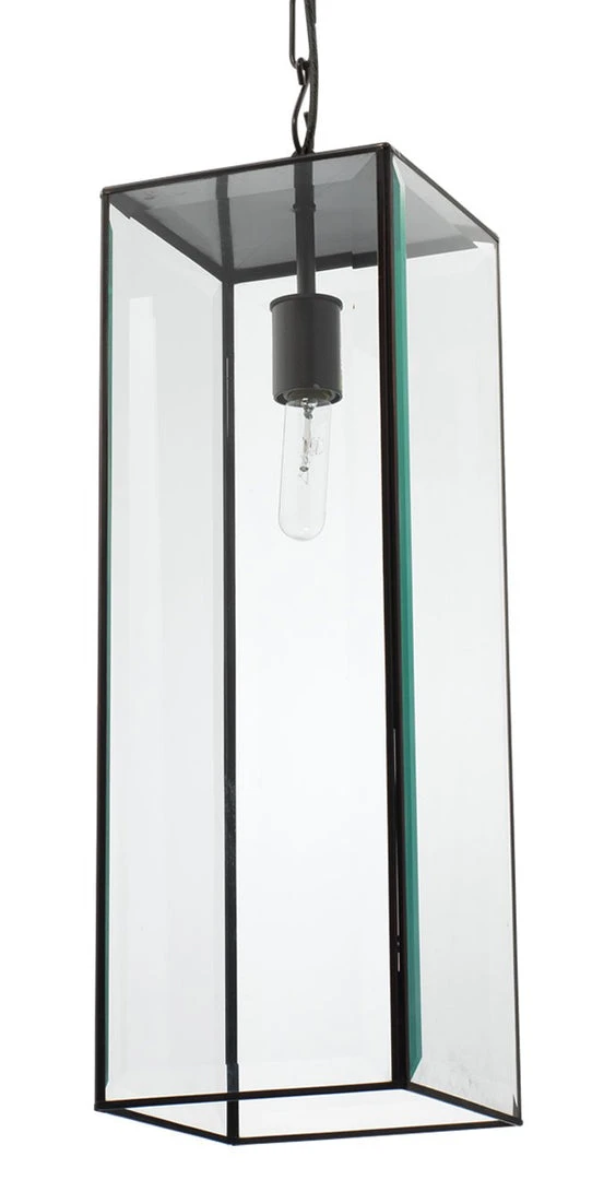 Jamie Young Tribecca Long Pendant In Oiled Bronze & Clear Glass 3 Jamie Young Tribecca Long Pendant In Oiled Bronze & Clear Glass