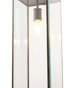 Jamie Young Tribecca Long Pendant In Oiled Bronze & Clear Glass 8 Jamie Young Tribecca Long Pendant In Oiled Bronze & Clear Glass