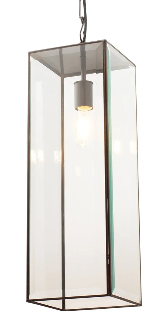 Jamie Young Tribecca Long Pendant In Oiled Bronze & Clear Glass 4 Jamie Young Tribecca Long Pendant In Oiled Bronze & Clear Glass