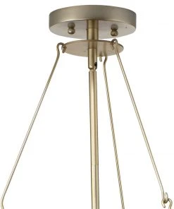 Jamie Young Ulysses Chandelier In Champagne Leaf Metal 8 Jamie Young Ulysses Chandelier In Champagne Leaf Metal