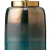 Jamie Young Medium Vapor Pendant In Aqua Metallic Glass All Lighting