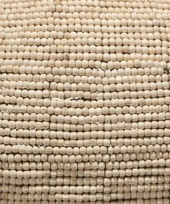 All Lighting Jamie Young Whirlpool Pendant In Off White Wood Beads