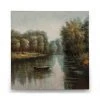Wildwood Oil On Canvas Quiet River Print