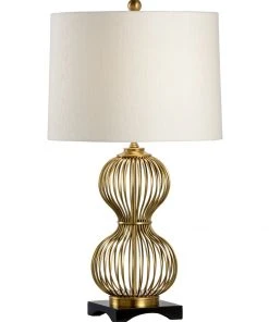 Wildwood Pinched Cage Lamp (cream) Table Lamps