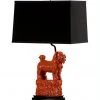 Table Lamps Wildwood Foo Foo Lamp - Red (Right) 2 Table Lamps Wildwood Foo Foo Lamp - Red (Right)
