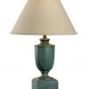 Wildwood Old Washed Urn Lamp - Teal