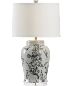 Wildwood Hollyhock Lamp