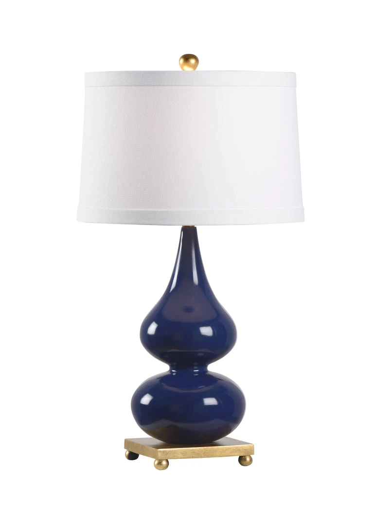 Table Lamps Wildwood Whitney Lamp - Cadet Blue 3 Table Lamps Wildwood Whitney Lamp - Cadet Blue