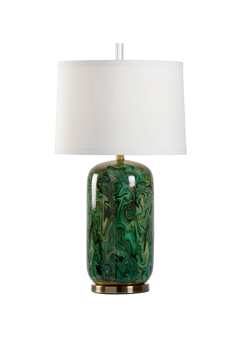 Table Lamps Wildwood Newport Lamp - Emerald 3 Table Lamps Wildwood Newport Lamp - Emerald