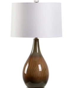 Table Lamps Wildwood Brown Faux Bois Lamp