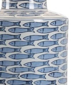 Wildwood Fish Tail Lamp - Blue