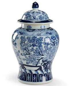 Chelsea House Floral Covered Urn DECOR