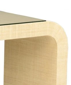 Chelsea House Waterfall Console - Cream LIVING ROOM