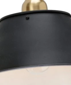 Wildwood Franklin Arm Sconce - Brass Sconces