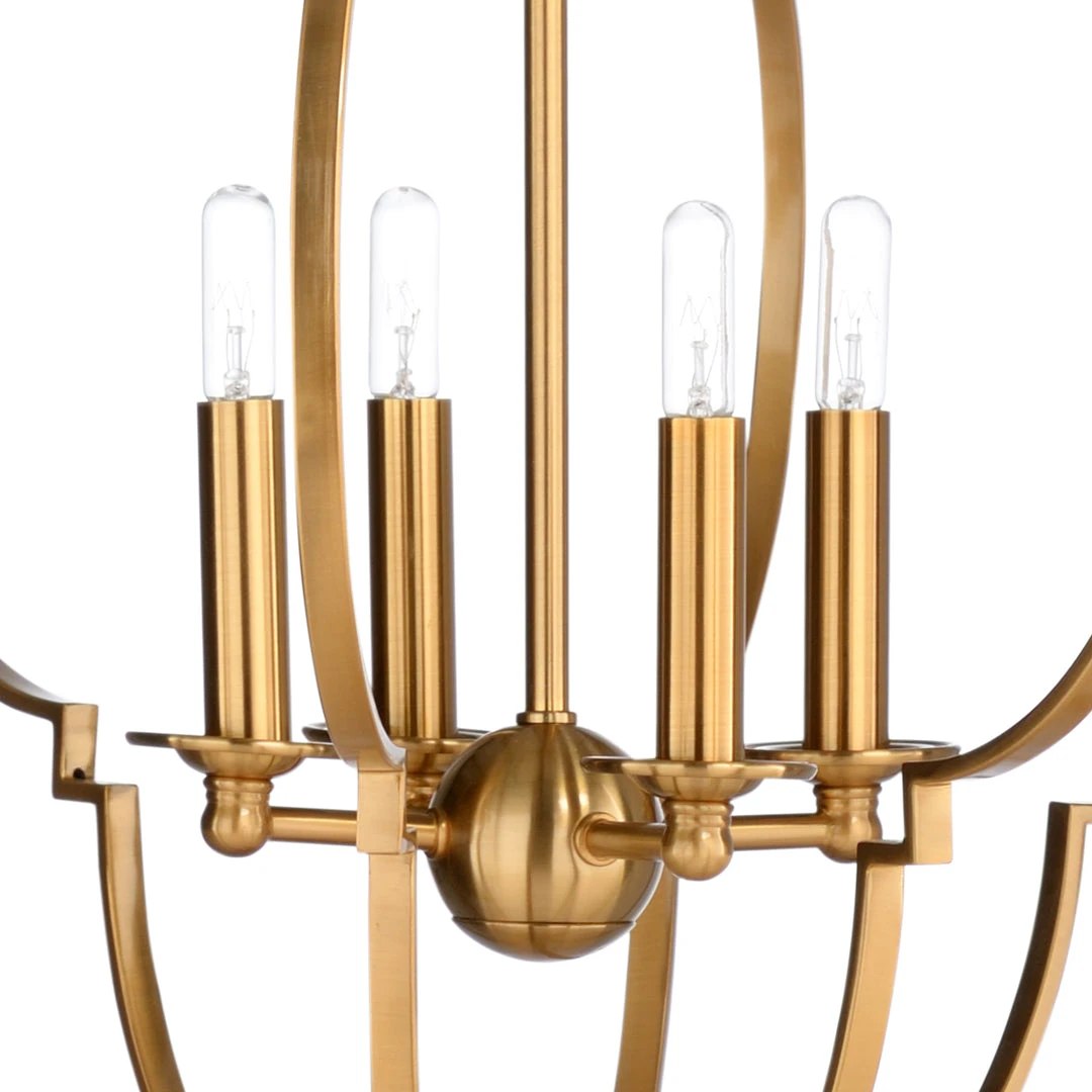 Wildwood Lola Chandelier - Brass (Lg) 4 Wildwood Lola Chandelier - Brass (Lg)