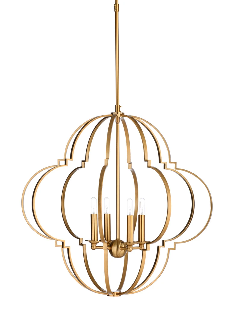 Wildwood Lola Chandelier - Brass (Lg) 3 Wildwood Lola Chandelier - Brass (Lg)