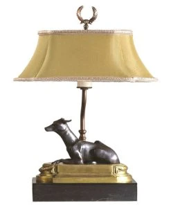Chelsea House Greyhound Bookcase Lamp-Left