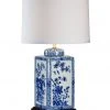 Chelsea House Lotus Lamp (Lg) Blue