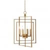 Chelsea House Cube Chandelier - Gold (Small)
