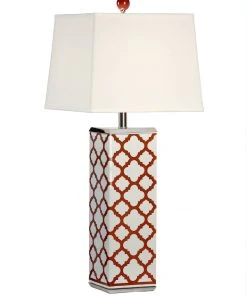 Chelsea House Galloway Lamp - Red Table Lamps