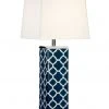 Chelsea House Galloway Lamp - Blue Table Lamps