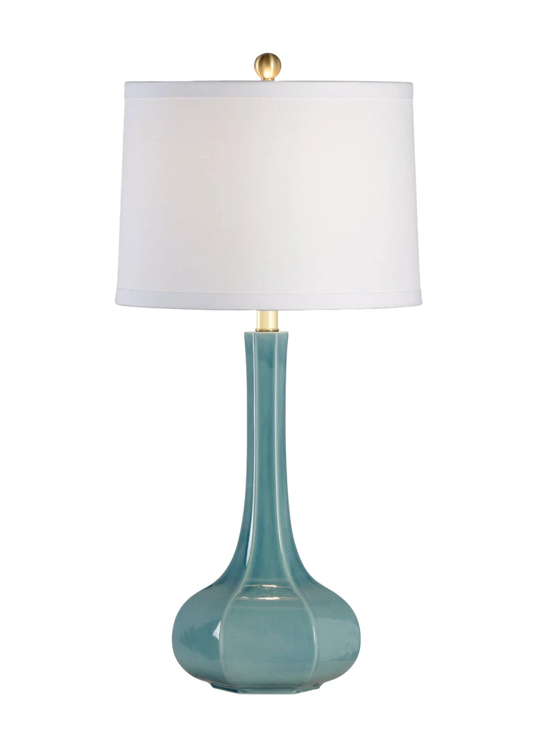 Table Lamps Chelsea House Diego Lamp - Turquoise 3 Table Lamps Chelsea House Diego Lamp - Turquoise